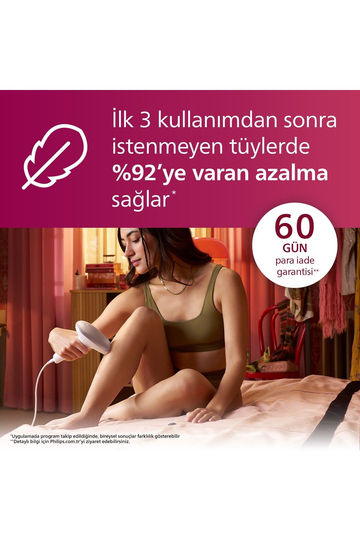 Philips Lumea BRI921/00 Lazer Epilasyon IPL Tüy Alma Cihazı+Kaş Düzeltici Philips Lumea BRI921/00 Lazer Epilasyon IPL Tüy Alma Cihazı+Kaş Düzeltici